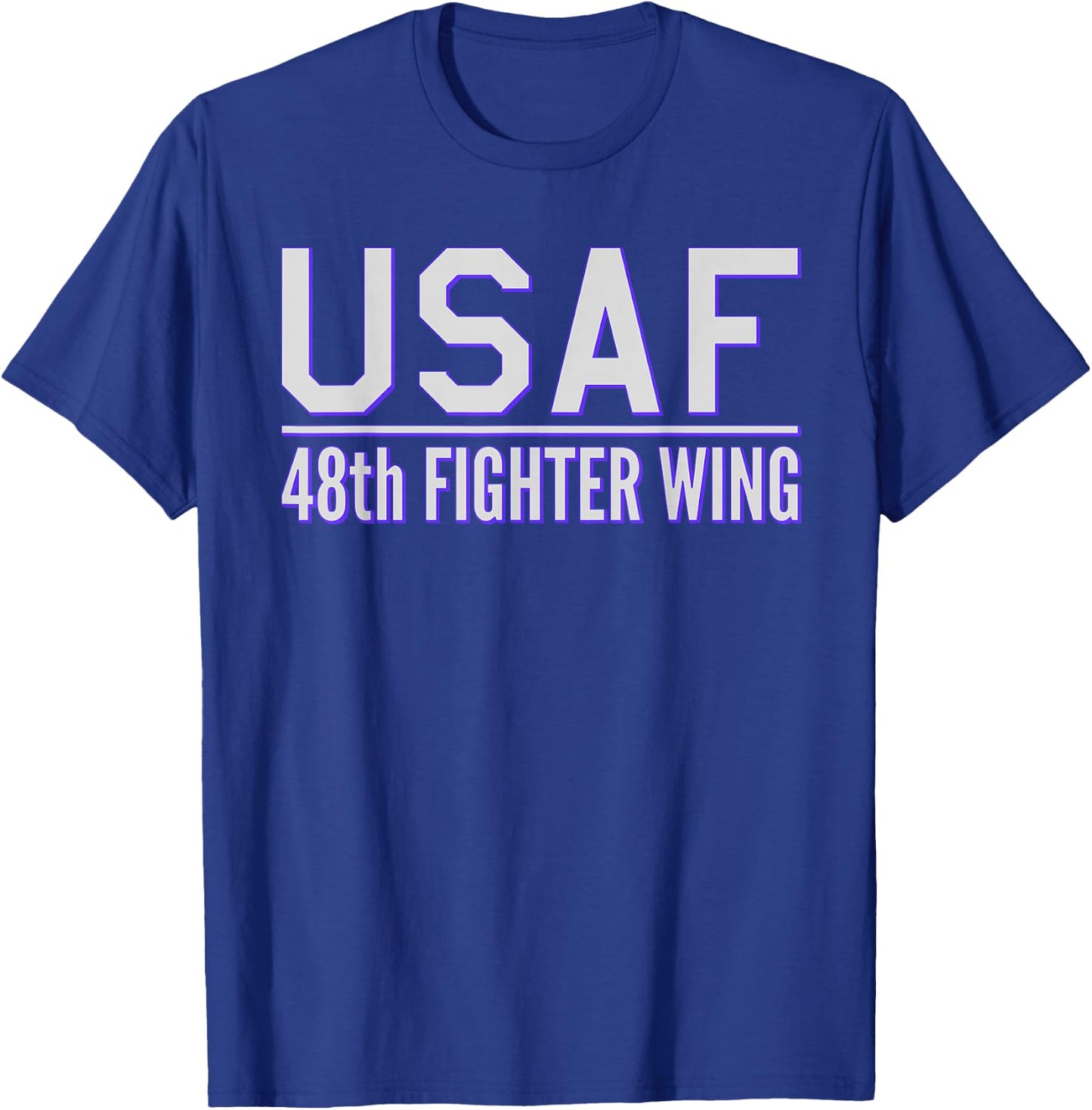 48th Fighter Wing Usaf Raf Lakenheath Air Force T-Shirt - T-Shirt | Royal