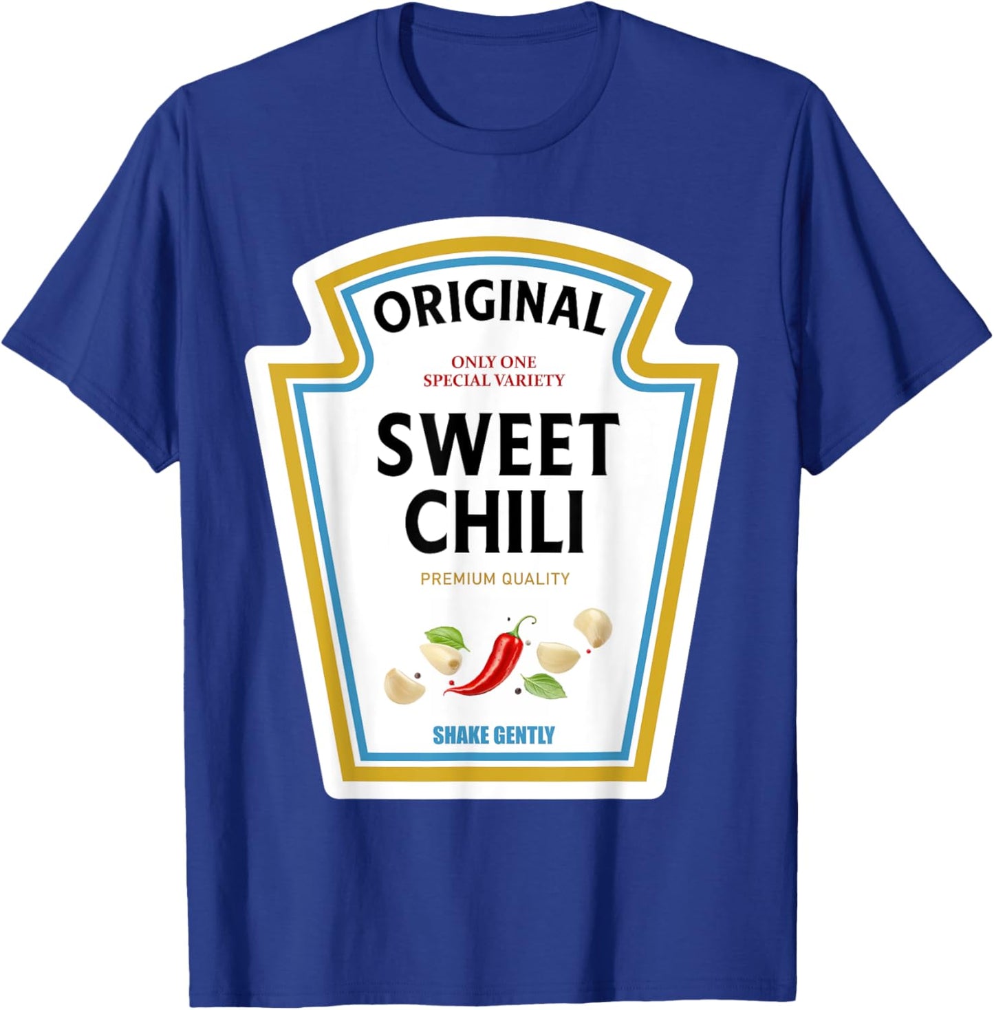 Sweet Chili Halloween 2024 Costume Family Matching Ketchup T-Shirt - T-Shirt | Royal