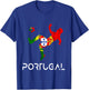 Portugal Soccer Futebol Portuguese Pride Portuguese Flag T-Shirt - T-Shirt | Royal