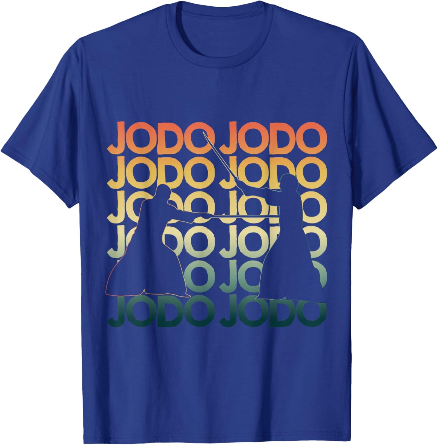 Retro jodo Repetitive Vintage Fighter T-Shirt - T-Shirt | Royal