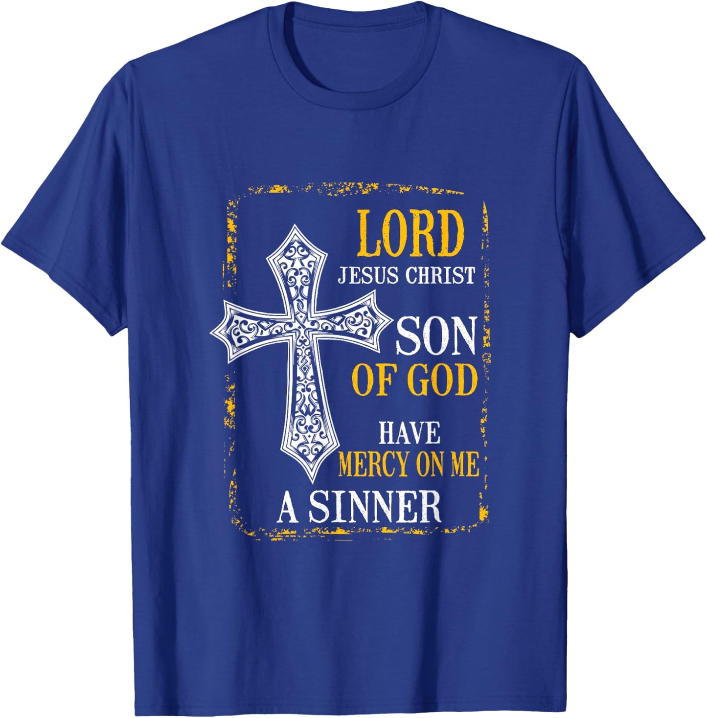 Jesus Prayer - Eastern Orthodox & Catholic Christian Faith T-Shirt - T-Shirt | Royal