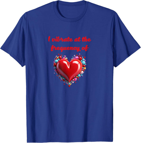 Metaphysical Love Frequency Design T-Shirt - T-Shirt | Royal