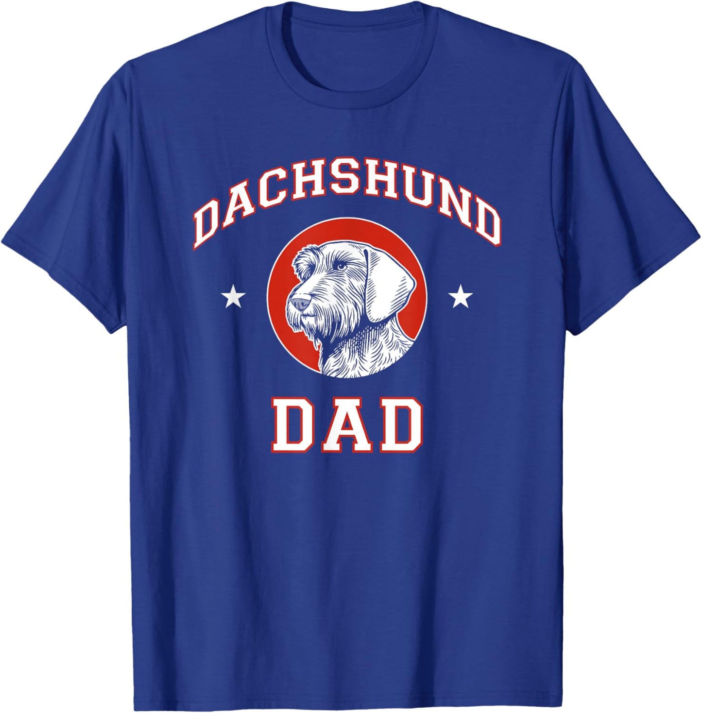 Wirehaired Dachshund Dad Dog Father T-Shirt - T-Shirt | Royal