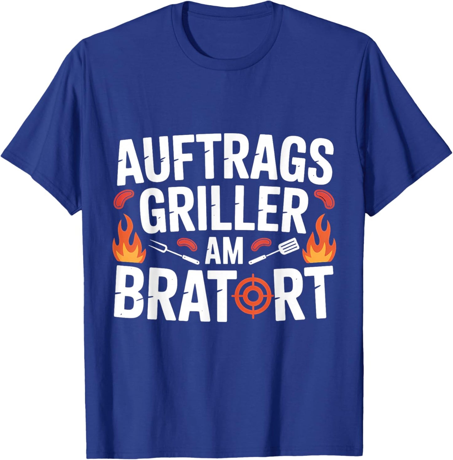 Auftragsgriller Am Bratort Grillparty Männer T-Shirt - T-Shirt | Royal
