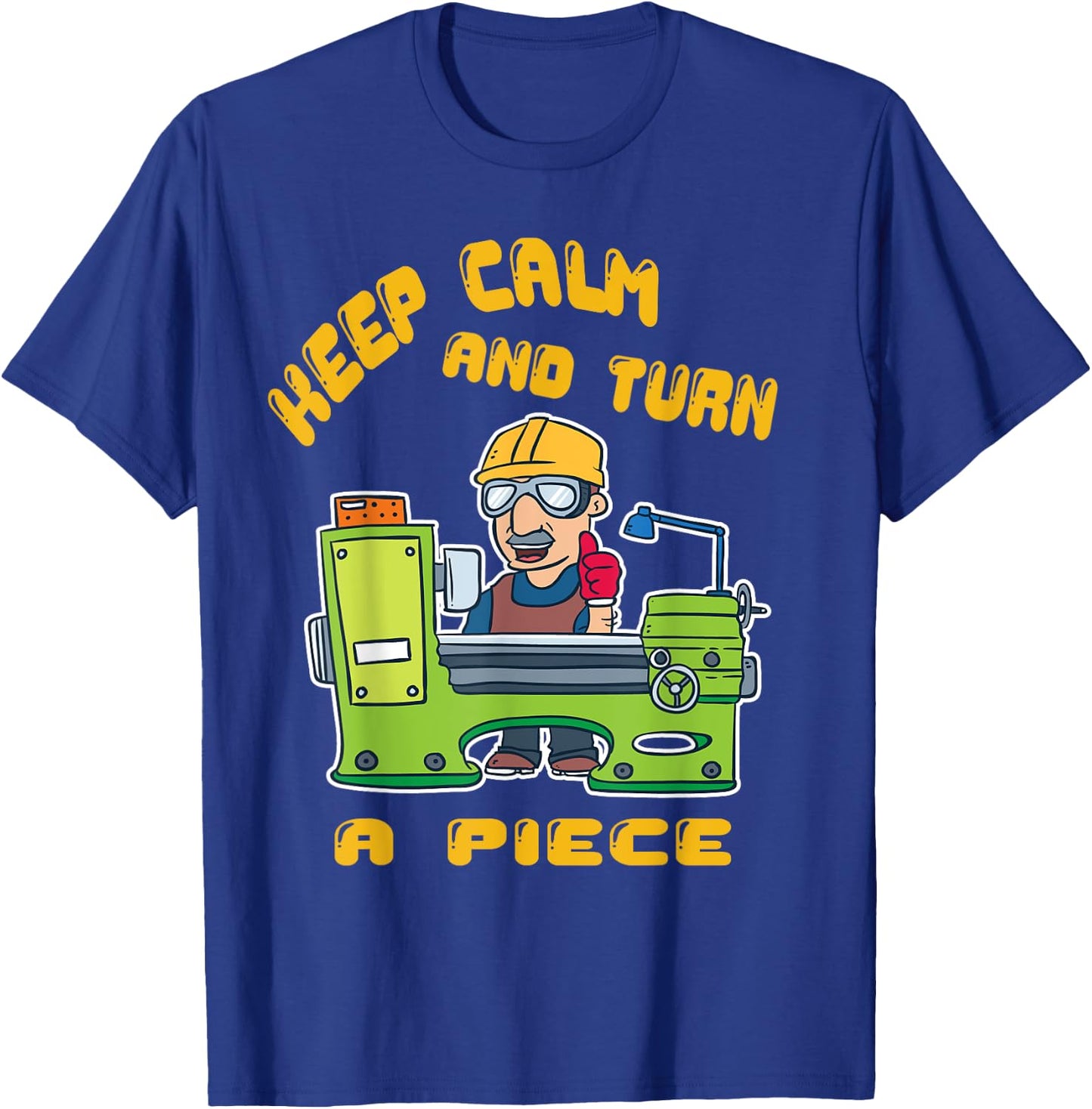 Metal Lathe | Milling Machine Shirt T-Shirt - T-Shirt | Royal