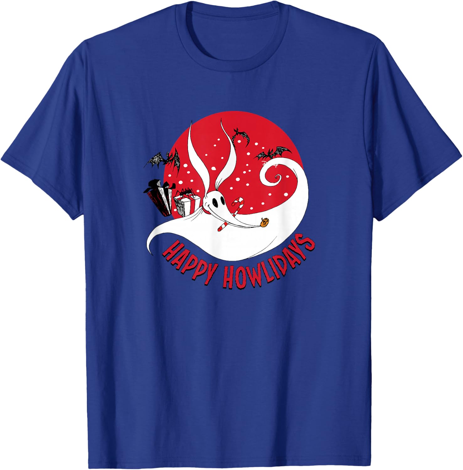 The Nightmare Before Christmas - Zero Happy Howlidays T-Shirt - T-Shirt | Royal