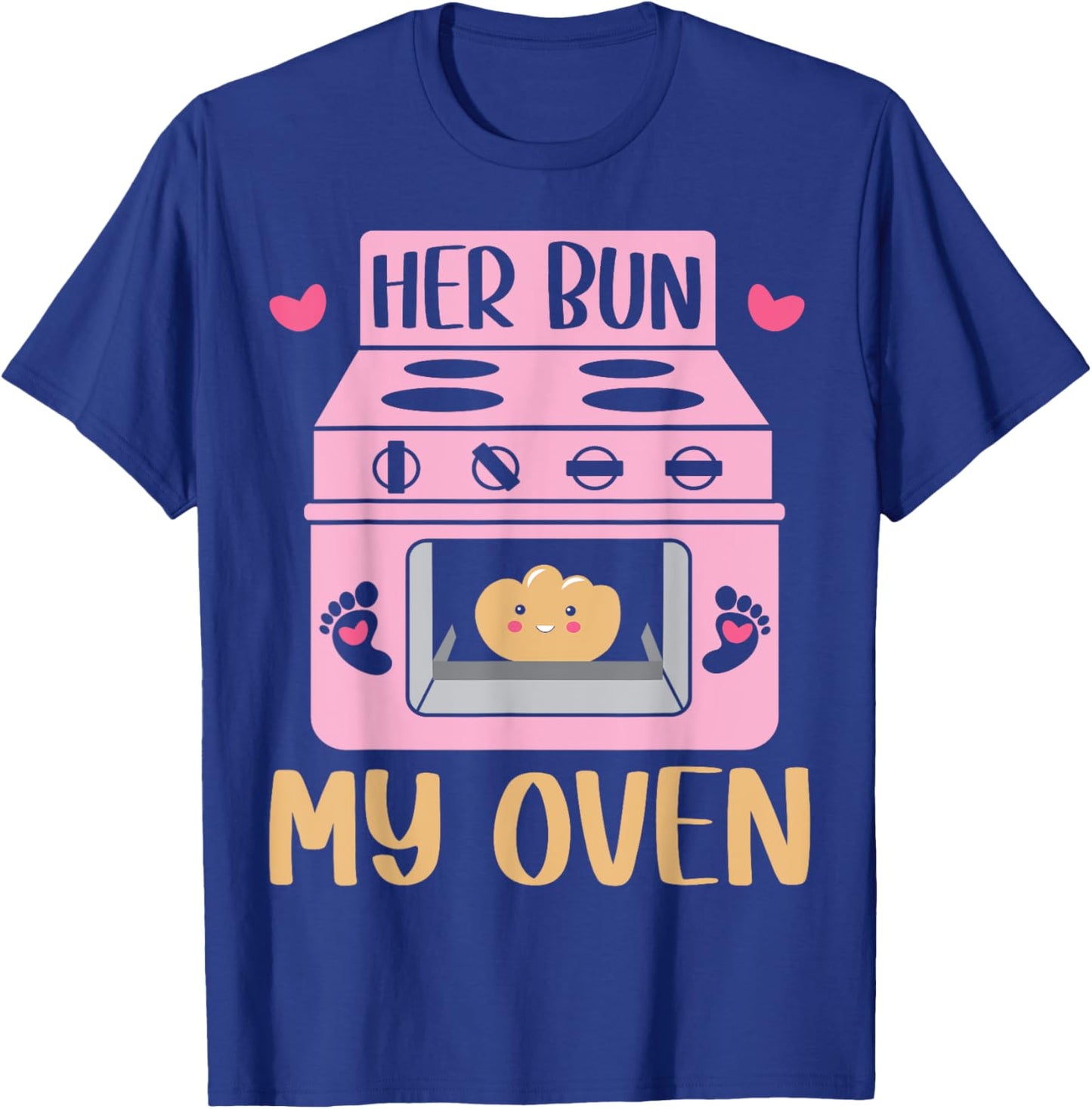 Her Bun My Oven - Surrogate Mother T-Shirt - T-Shirt | Royal
