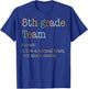 Funny 5th Grade Team Like Normal But Cooler Back To School T-Shirt - T-Shirt | Royal