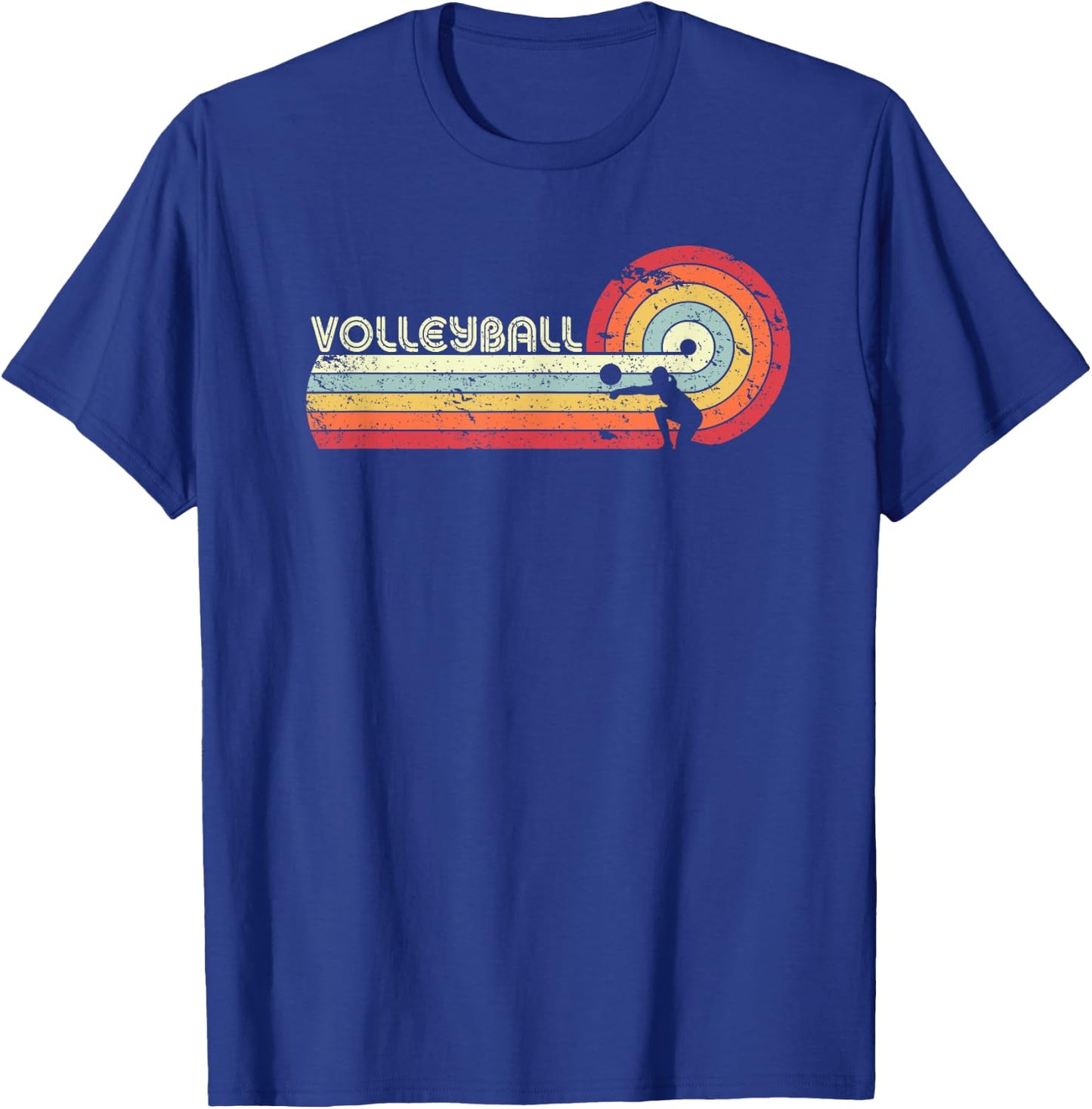 Volleyball Shirt Vintage T-Shirt - T-Shirt | Royal