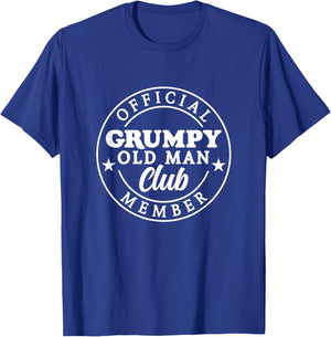 Grumpy Old Man Club T-Shirt - T-Shirt | Royal