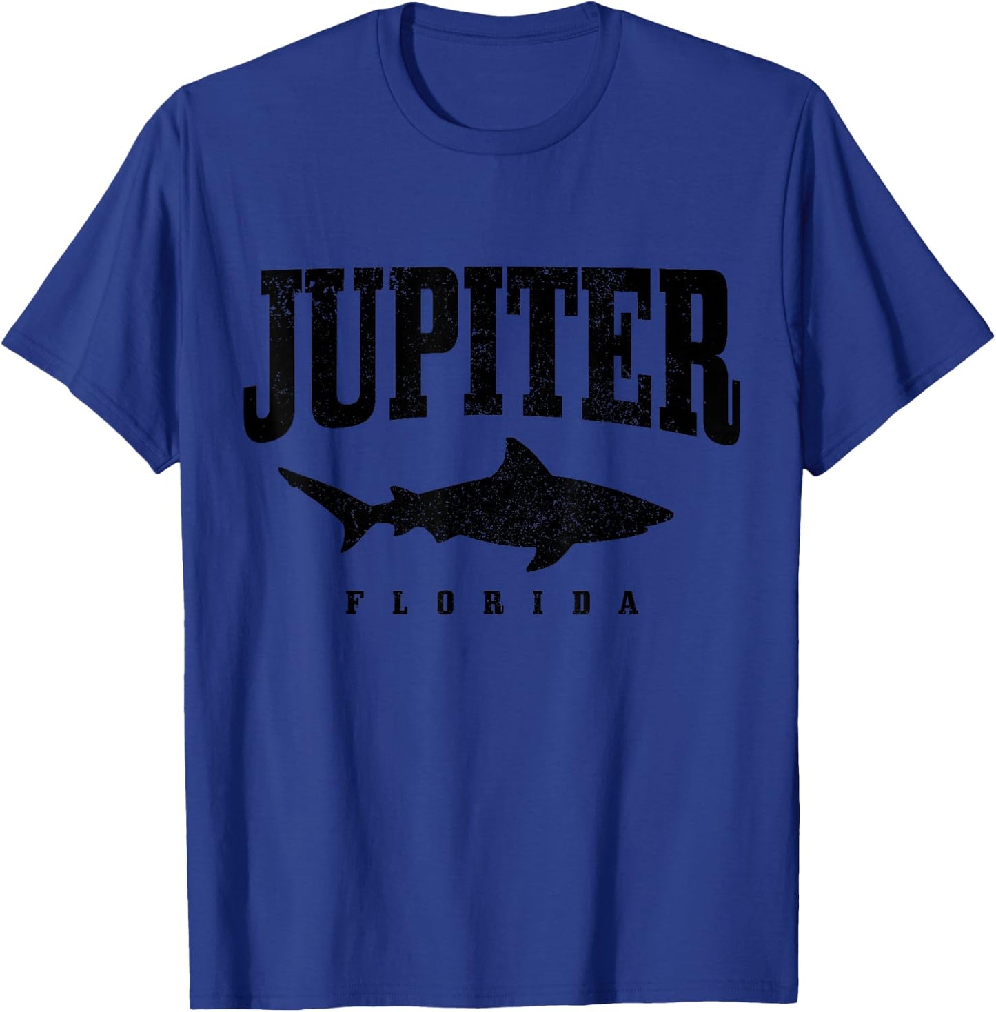 Jupiter Florida Diver Shark Diver Vintage T-Shirt - T-Shirt | Royal