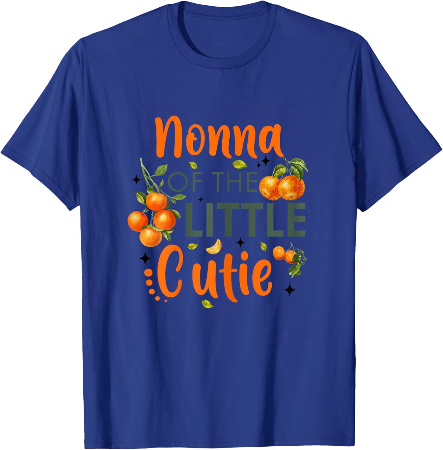 Nonna Of The Little Cutie Orange 1st Birthday Party T-Shirt - T-Shirt | Royal
