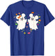 Disney Mickey and Minnie Cute Little Ghosts Halloween Heart T-Shirt - T-Shirt | Royal