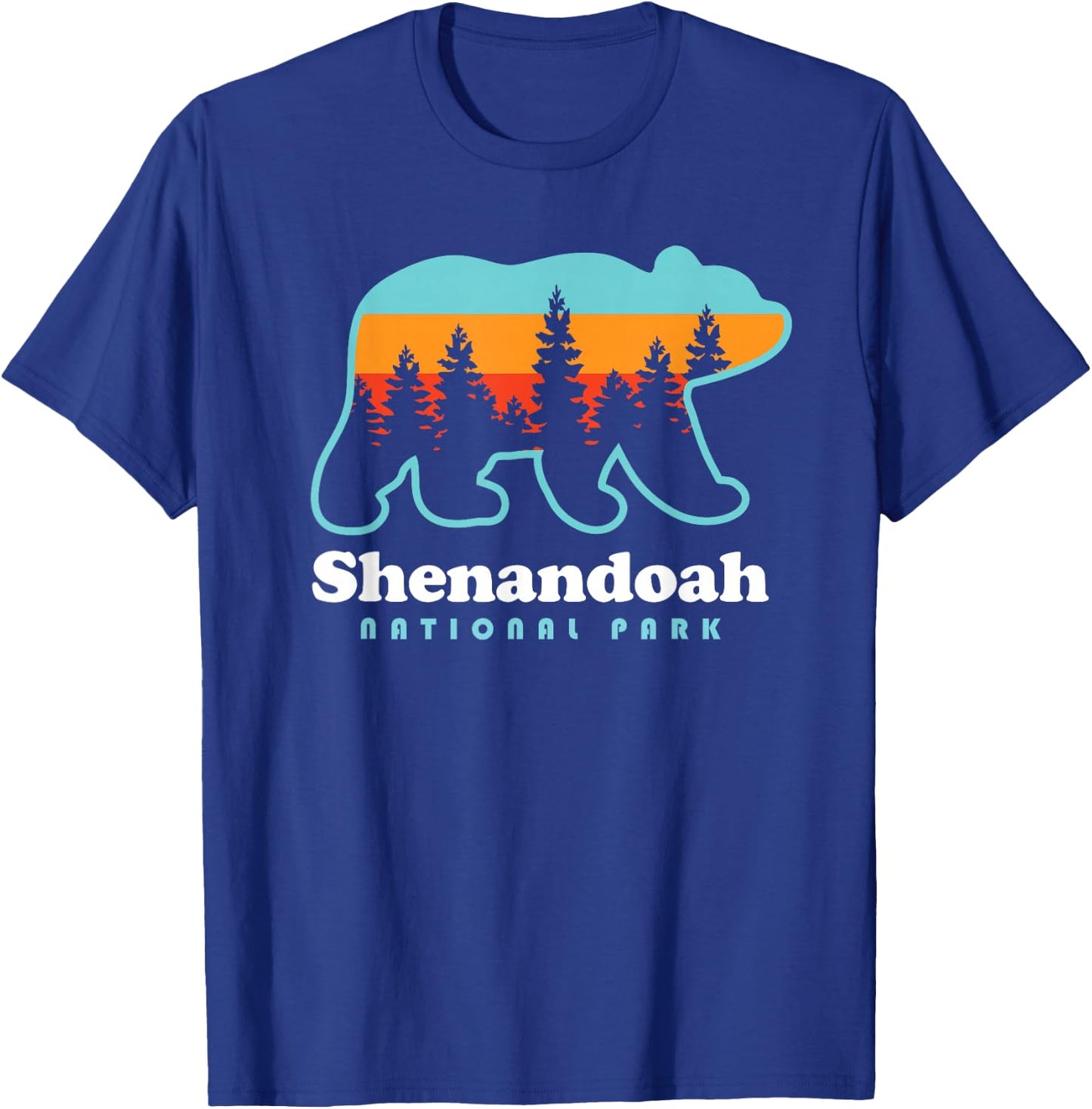 Shenandoah National Park Bear Shenandoah Valley T-Shirt - T-Shirt | Royal