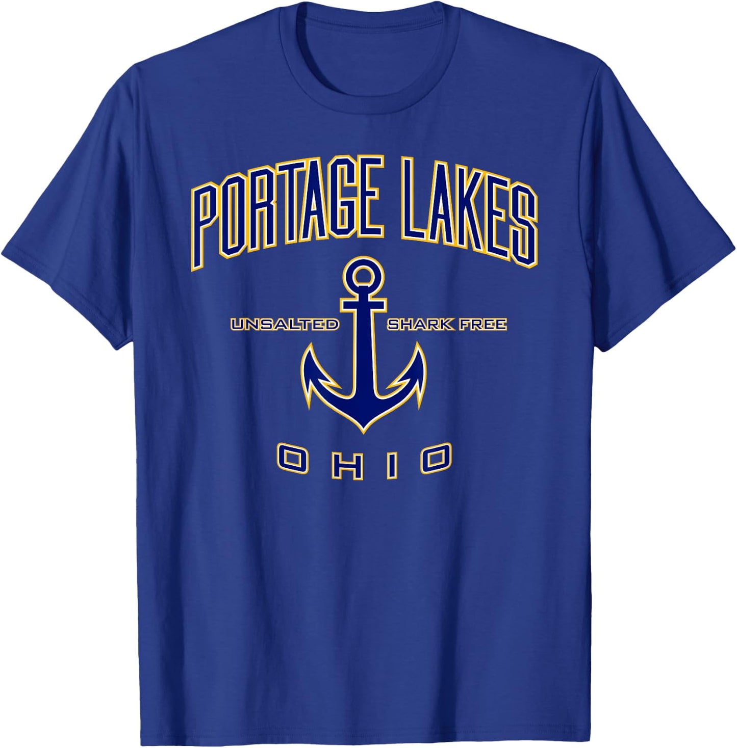 Portage Lakes Shirt , Men, Girls & Boys T-Shirt - T-Shirt | Royal