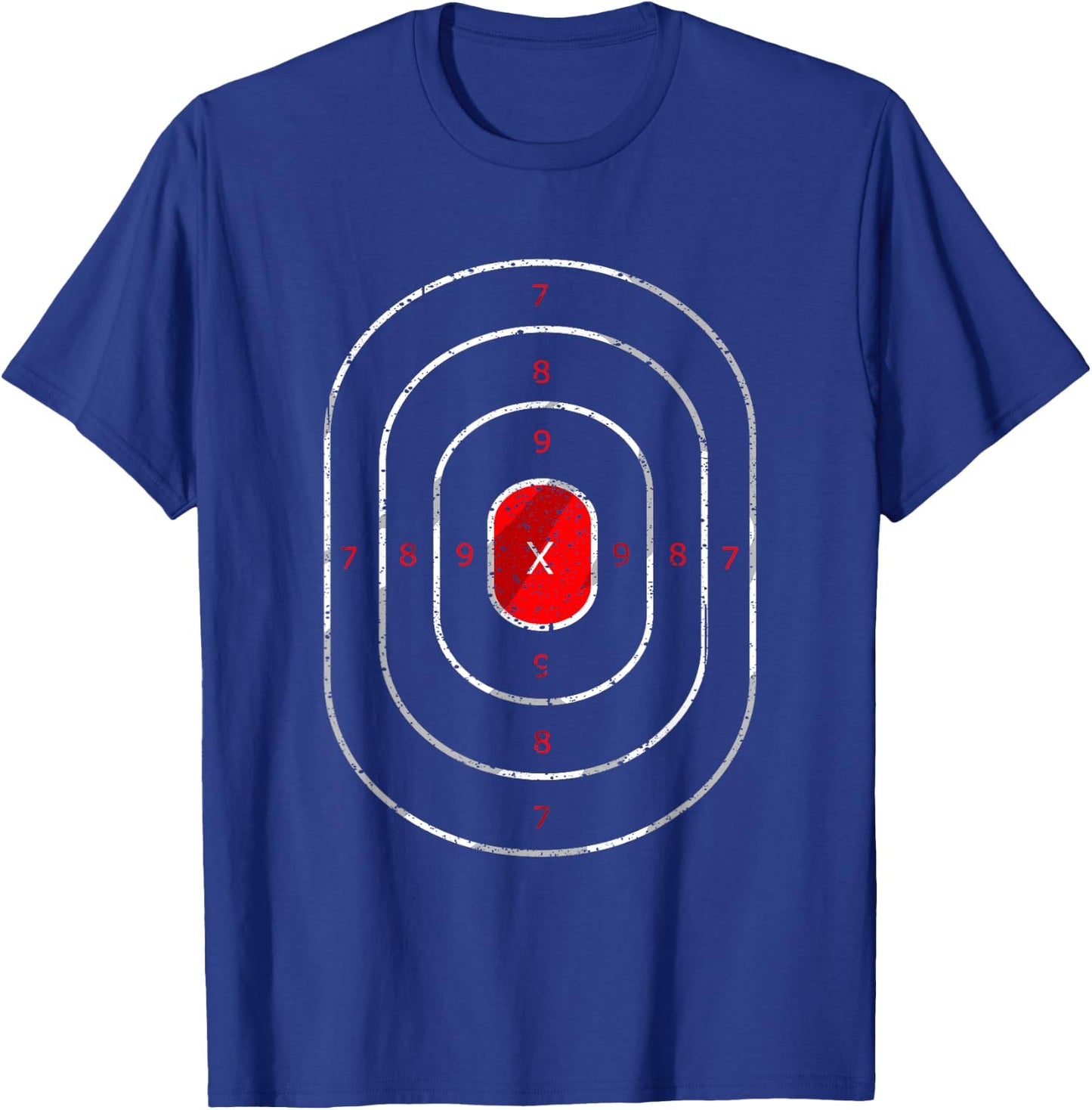 Cool Shooting Range Target | Funny Marksman Gun Lover Gift T-Shirt - T-Shirt | Royal