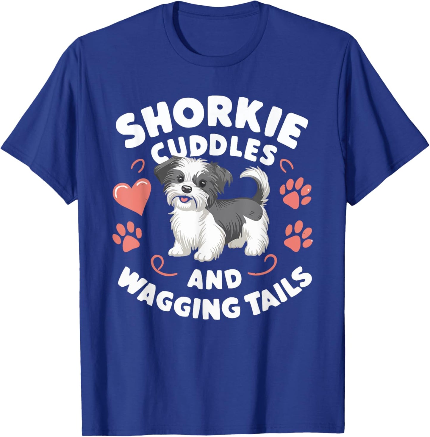 Shorkie Owner Dog Lover Puppy Shih Tzu Yorkshire Terrier T-Shirt - T-Shirt | Royal