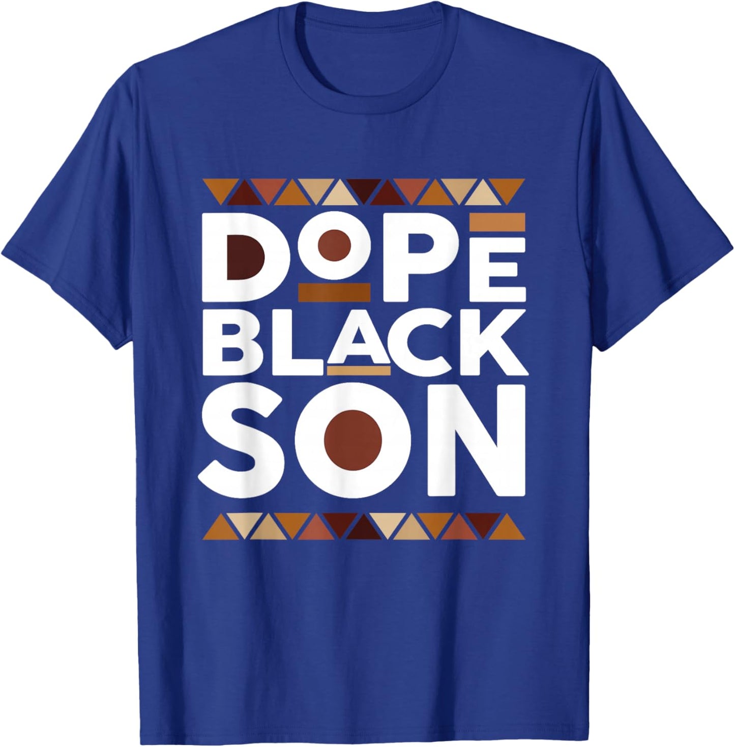 Black History Month Family Matching Melanin Dope Black Son T-Shirt - T-Shirt | Royal