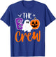 Halloween The Boo Crew Cute Ghost Spooky Family Matching T-Shirt - T-Shirt | Royal