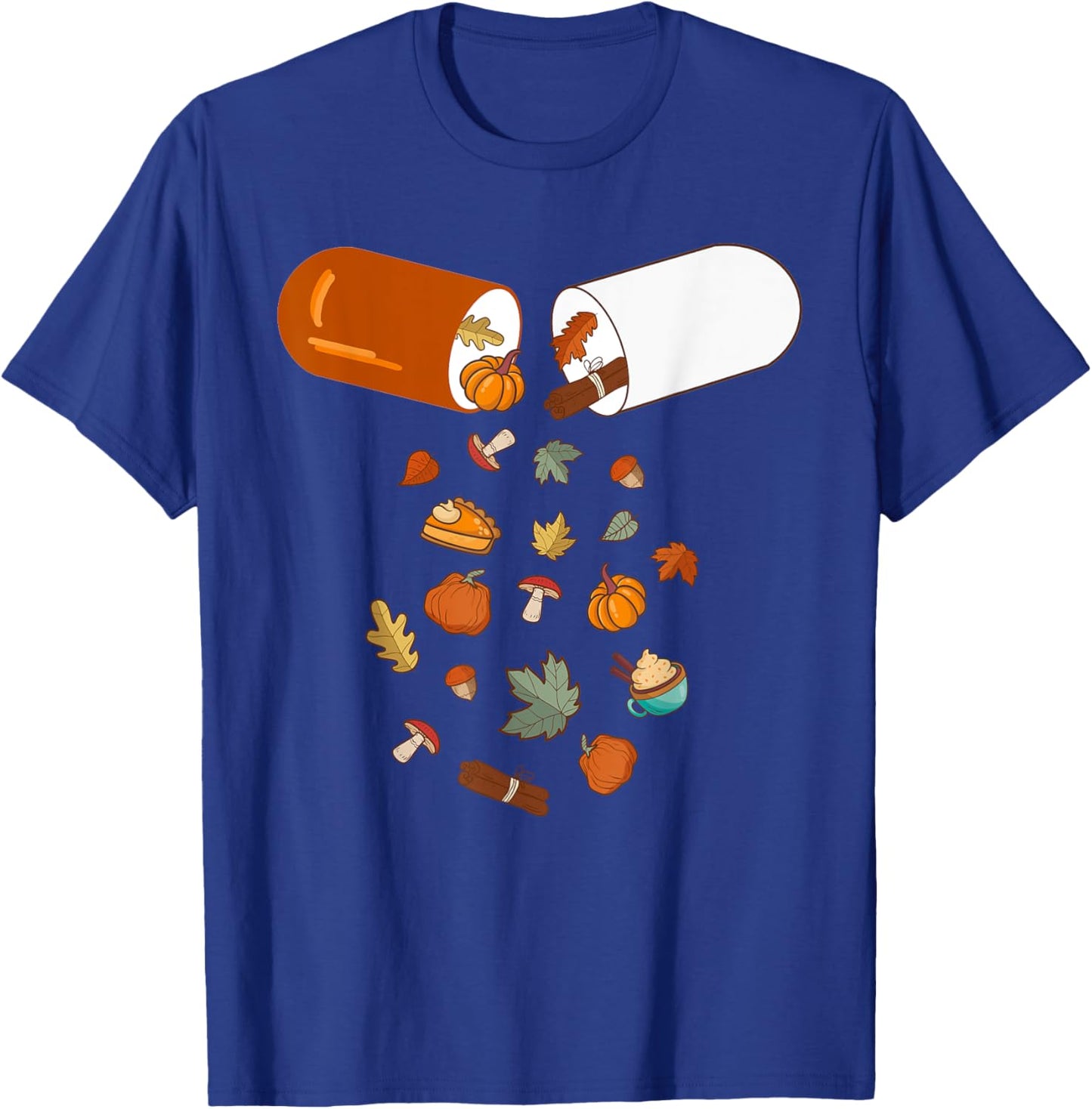 Pharmacy Tech CPhT Fall Vibe Its Fall Yall Pumpkin Season T-Shirt - T-Shirt | Royal