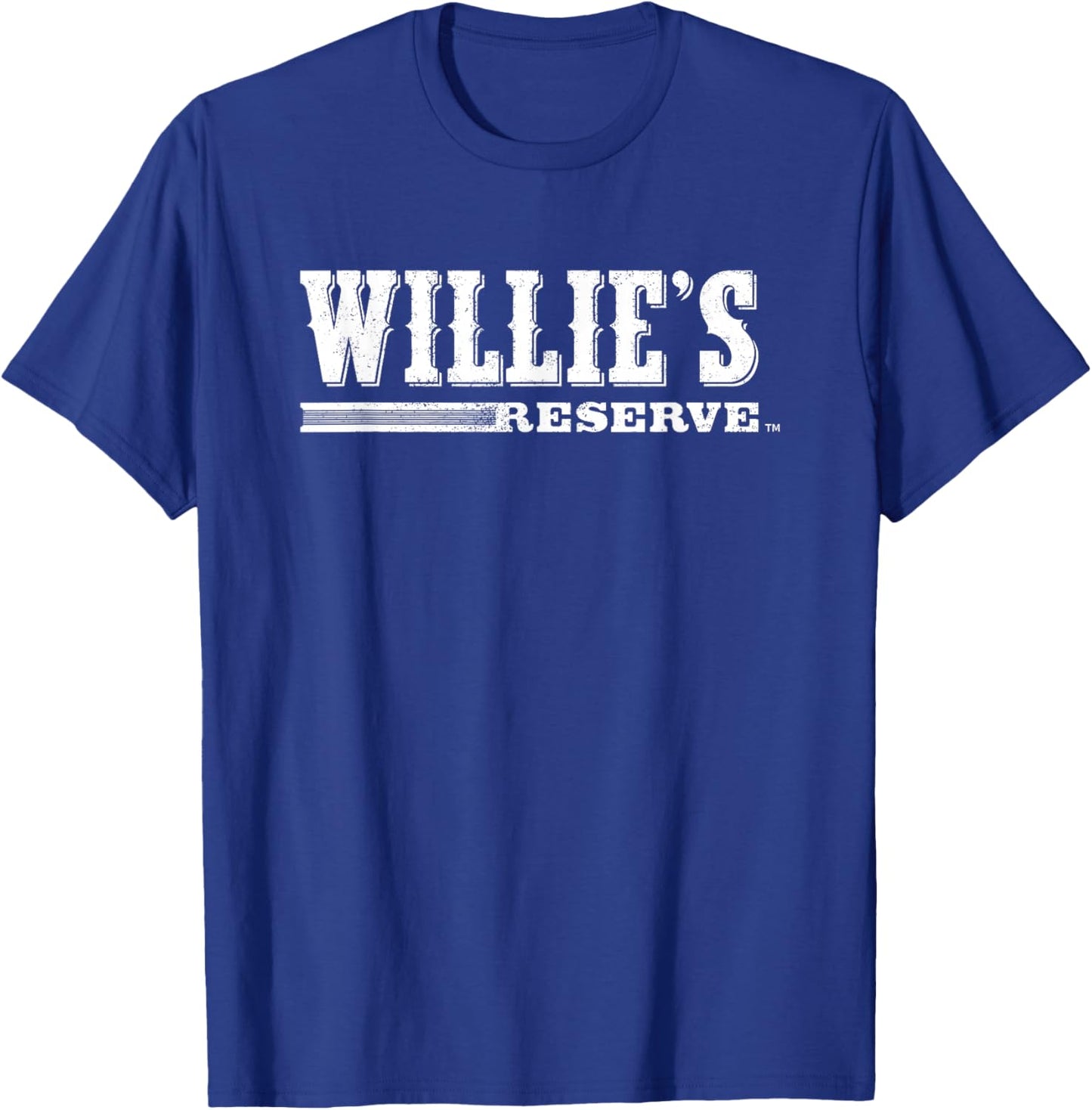 Willie's Reserve - Guitar Strings Logo T-Shirt - T-Shirt | Royal