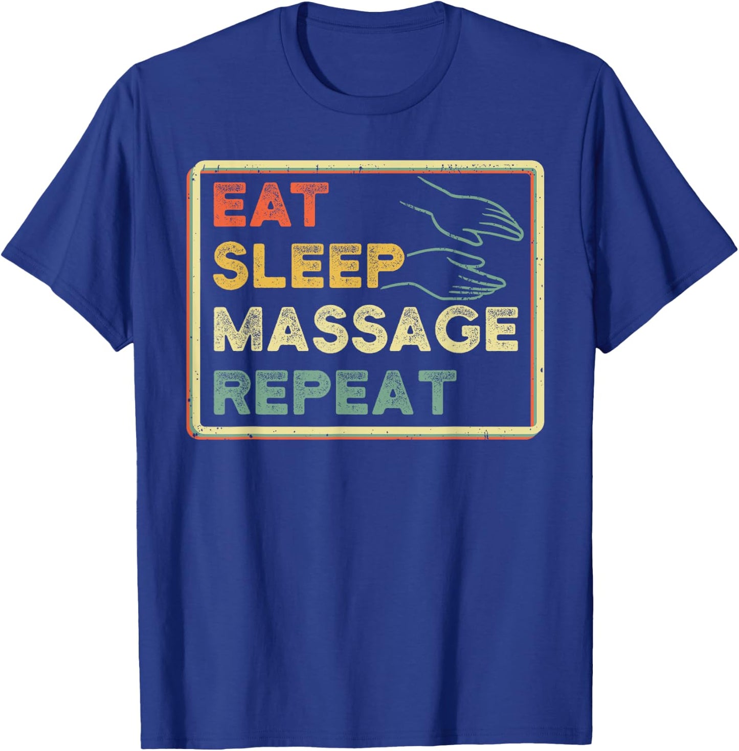 Massage Therapist Masseur Body Pain Masseuse Treatment T-Shirt - T-Shirt | Royal