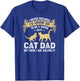 Super Sexy Cat Dad Catfather Kitten Cats Father T-Shirt - T-Shirt | Royal