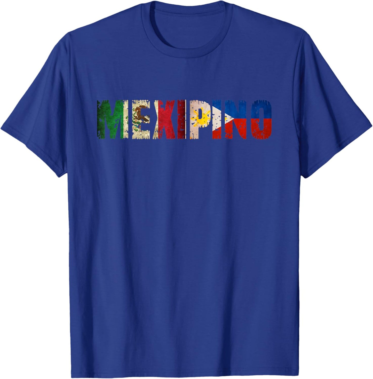 Mexipino Mexican Filipino American Heritage T-Shirt - T-Shirt | Royal