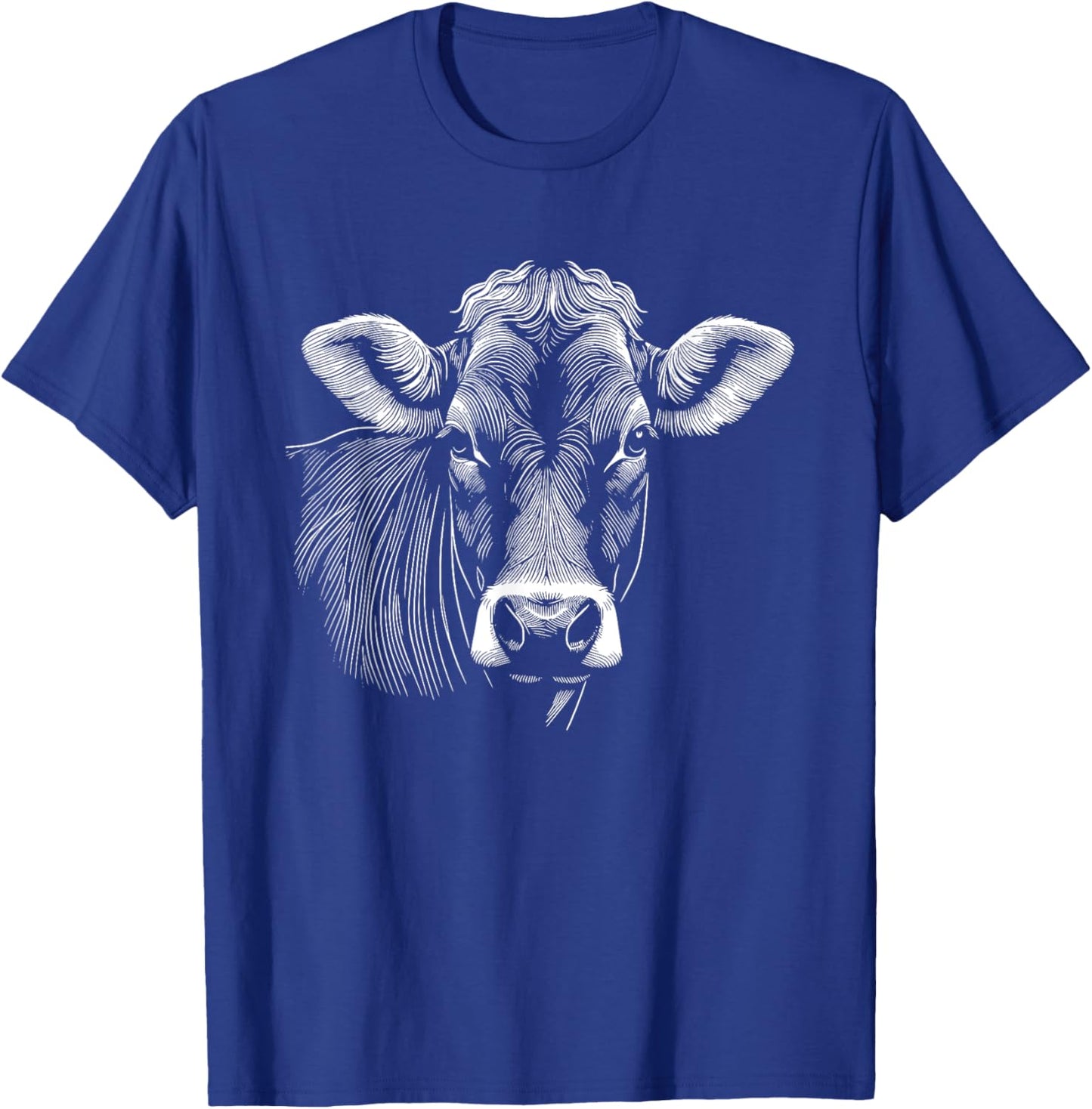 Fingerprint Cow Farmer Breeder - Brown Swiss Cattle T-Shirt - T-Shirt | Royal