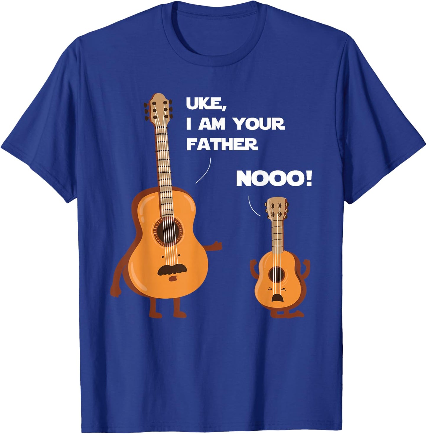 Uke I Am Your Father - Funny Ukulele Guitar Music Guitarist T-Shirt - T-Shirt | Royal