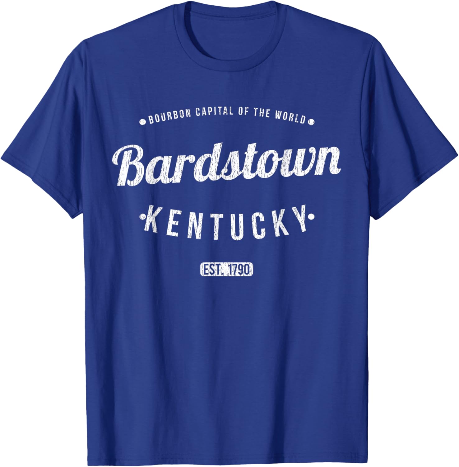 Bardstown Kentucky Retro Vintage Souvenir KY Bardstown T-Shirt - T-Shirt | Royal