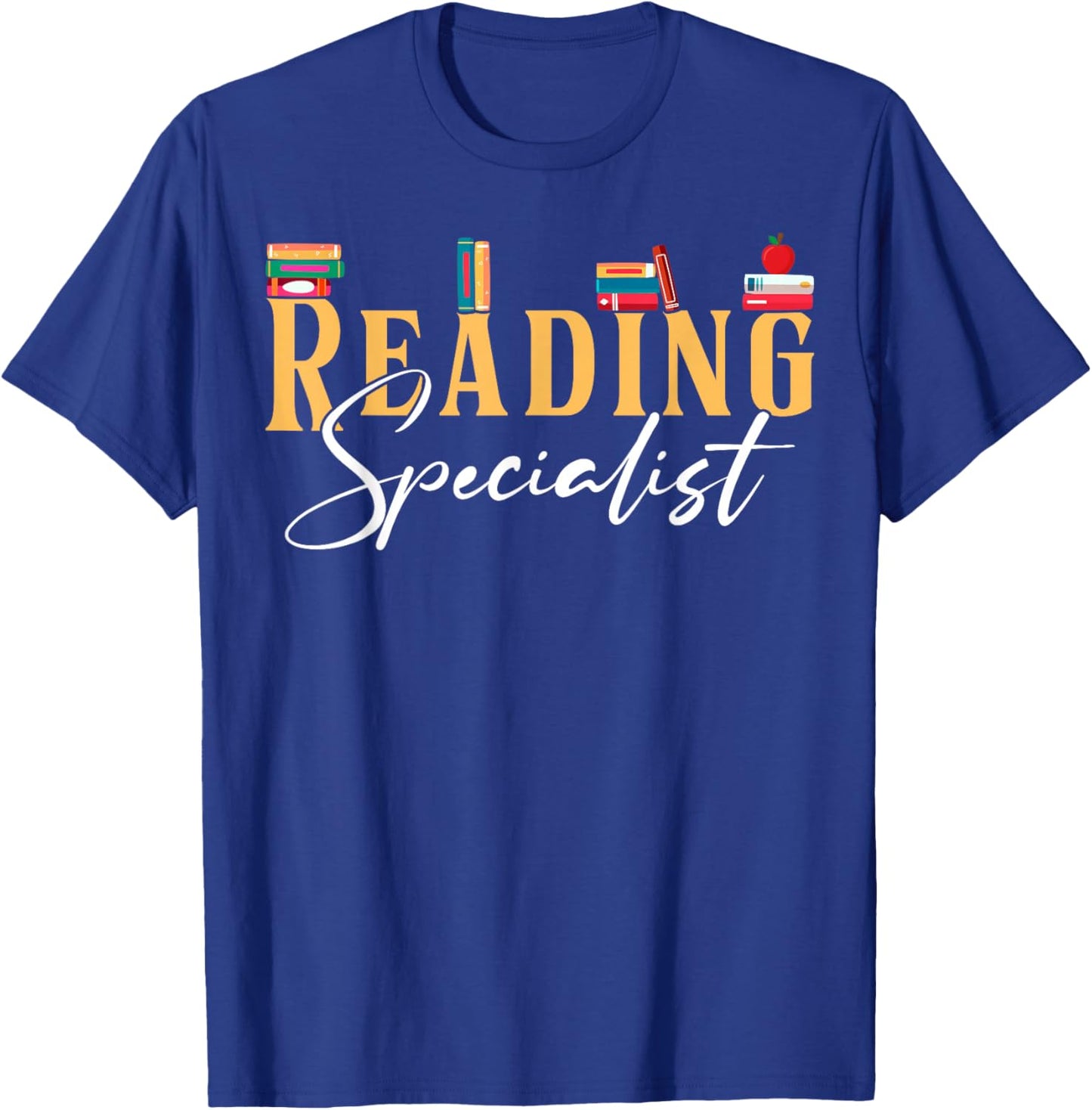 Reading Specialist Appreciation T-Shirt - T-Shirt | Royal