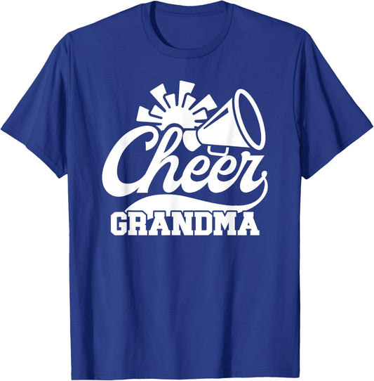 Cheer Grandma Cheerleading Grandma Cheerleader Grandmother T-Shirt - T-Shirt | Royal
