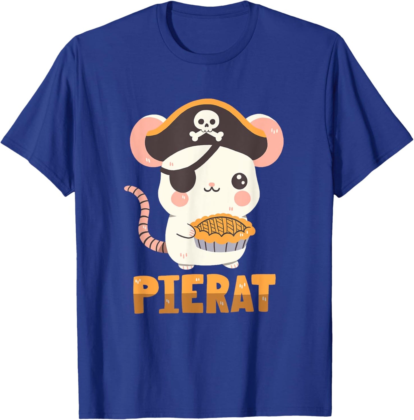 Pirate Rat With A Pie T-Shirt - T-Shirt | Royal