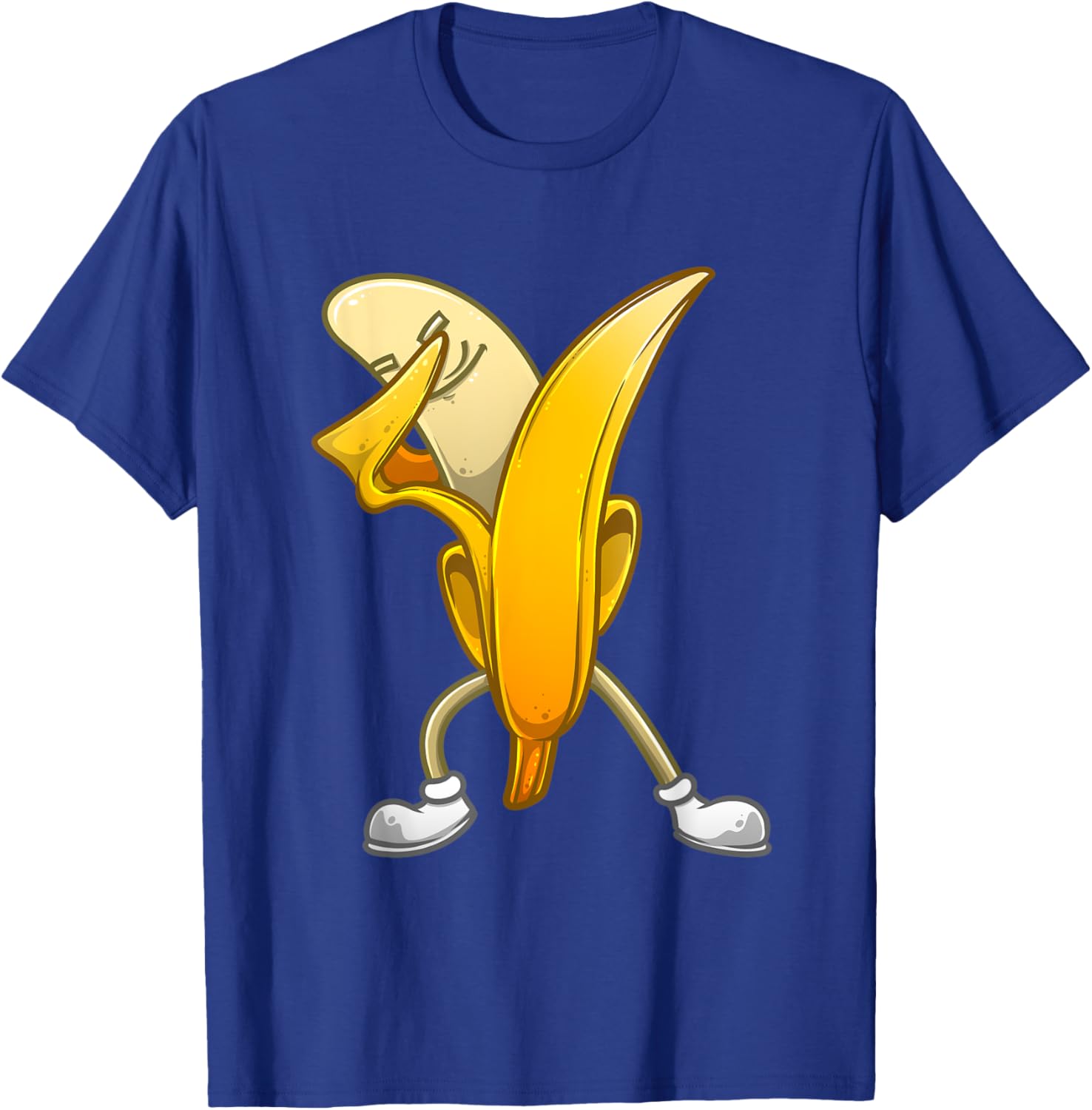 Funny Dabbing Banana Gift Kids Boys Girls Cool Dancer T-Shirt - T-Shirt | Royal