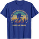 Vintage Bigfoot Funny Hiker Hiking Outdoor T-Shirt - T-Shirt | Royal