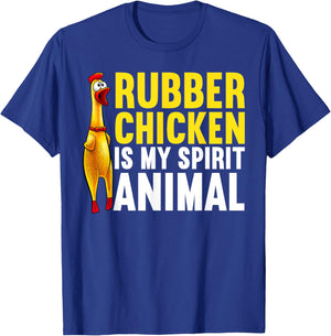 Funny Rubber Chicken Women Kids Rubber Chicken Lover T-Shirt - T-Shirt | Royal