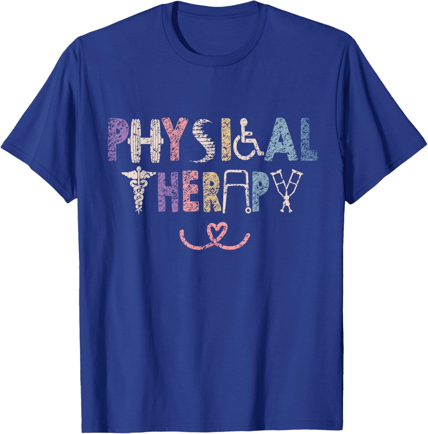 Physical Therapy Women Pt Job Physical Therapist T-Shirt - T-Shirt | Royal
