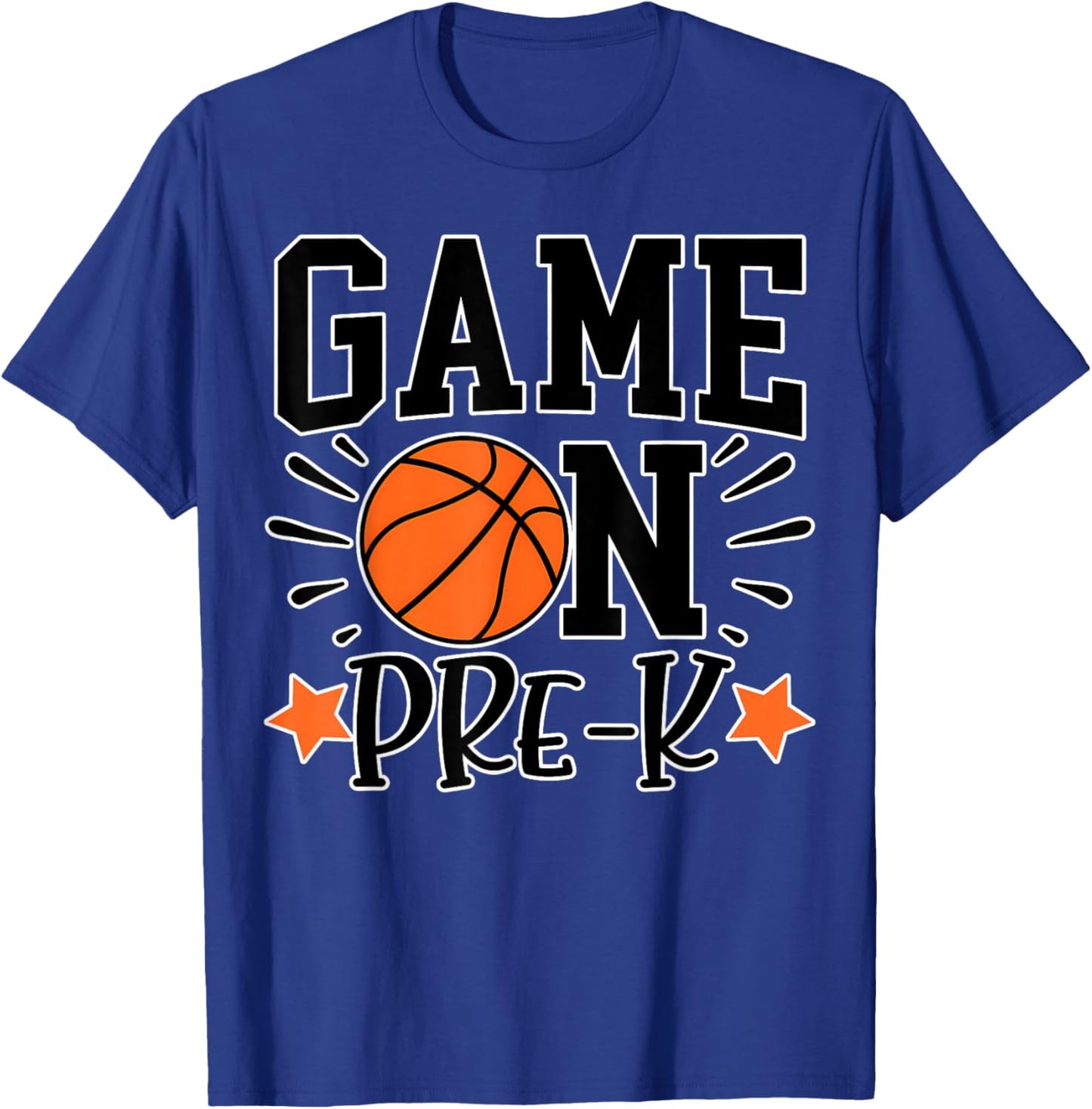 Funny Game On Pre-K Kids Basketball Preschool Sports T-Shirt - T-Shirt | Royal