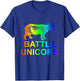 Battle Unicorn Funny Apparel T-Shirt - T-Shirt | Royal