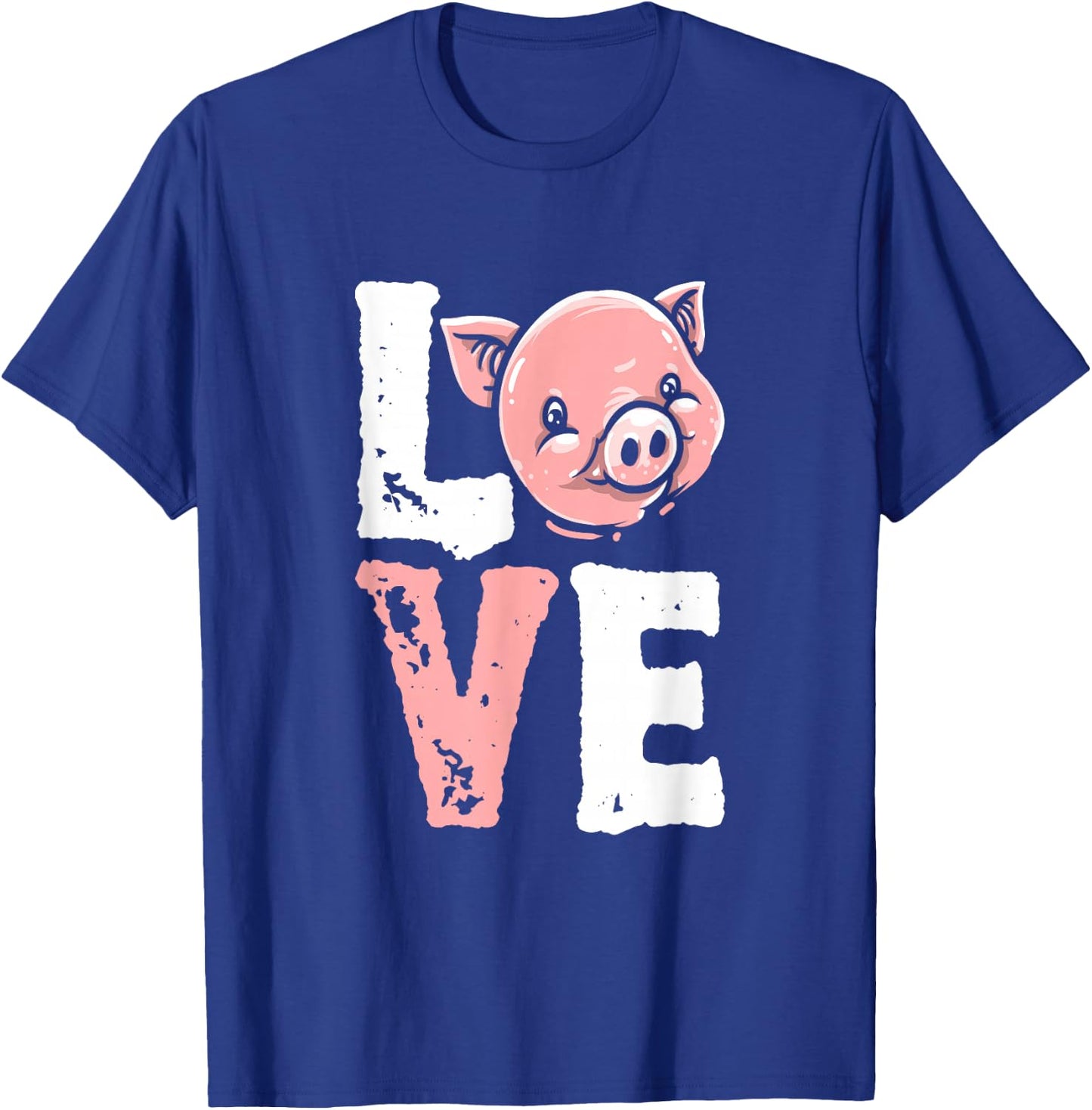 Pig Farm - Animal Piglet Farming Farmer Love Pig T-Shirt - T-Shirt | Royal