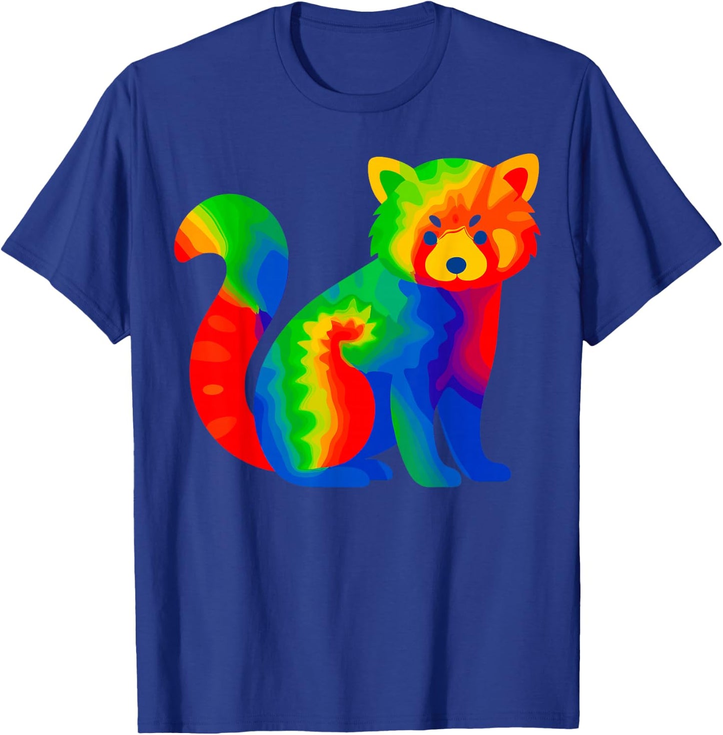 Tie-Dye Red Panda T-Shirt - T-Shirt | Royal