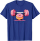 Donut Weightlifting Barbell Workout Gym Weightlifter T-Shirt - T-Shirt | Royal