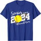 Proud Mom Of A 2024 Senior Graduate Class 2024 Softball T-Shirt - T-Shirt | Royal