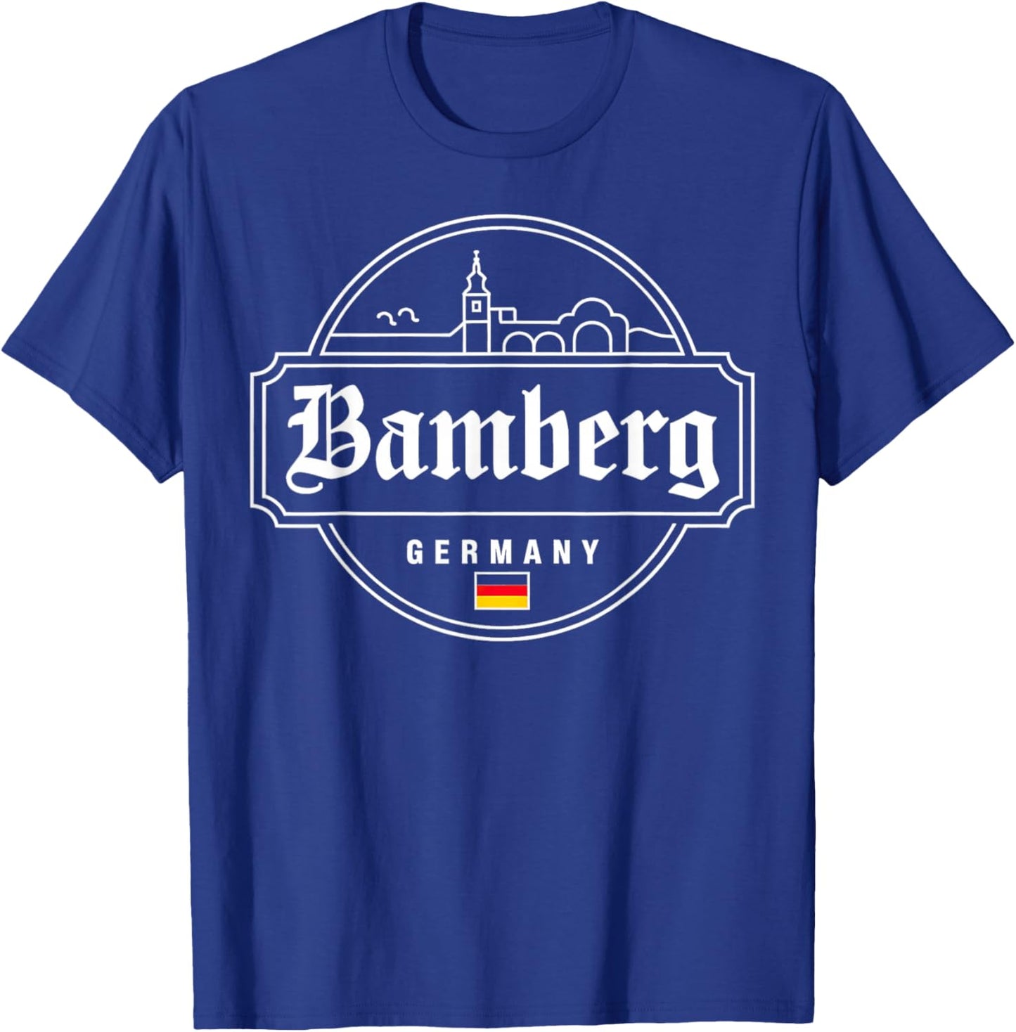 Bamberg Germany City Travel Iconic Design T-Shirt - T-Shirt | Royal