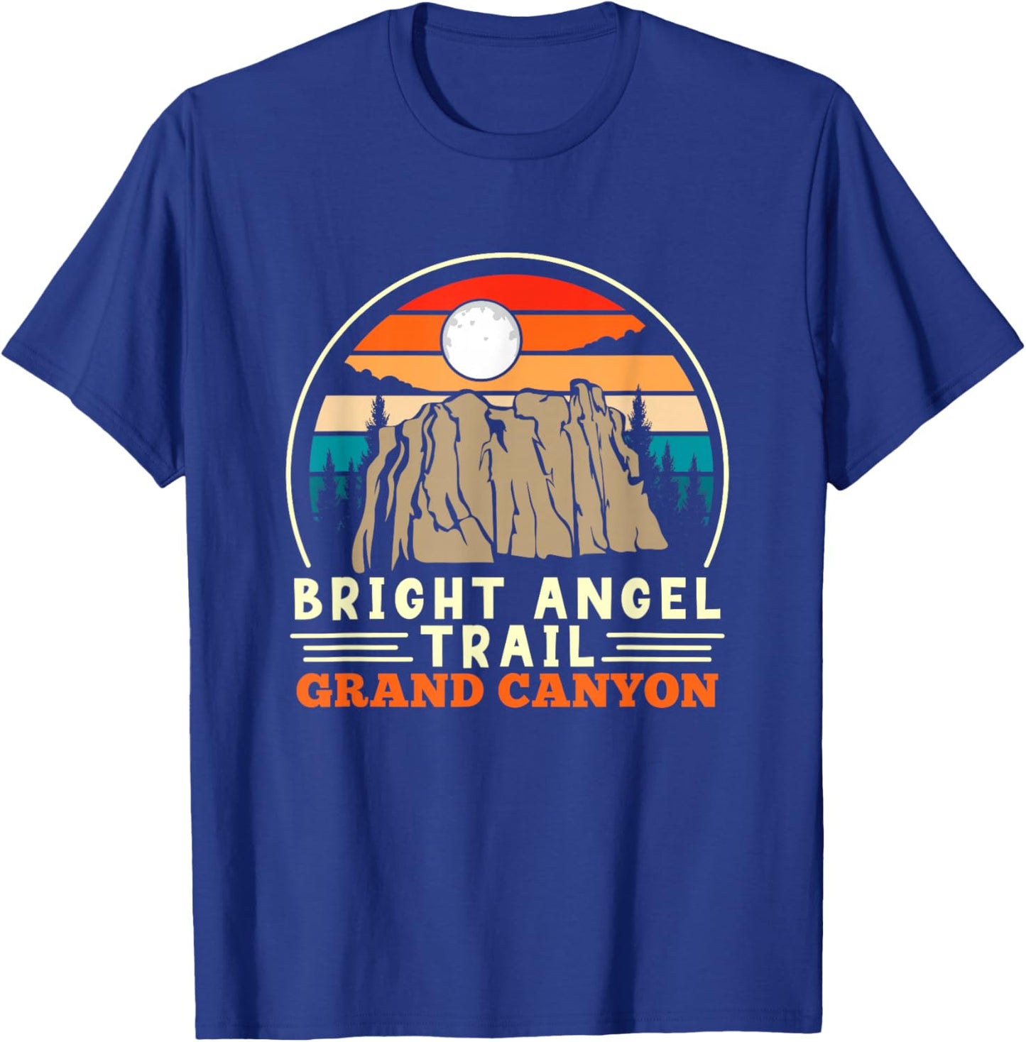 Bright Angel Trail Grand Canyon Hiker Hiking T-Shirt - T-Shirt | Royal