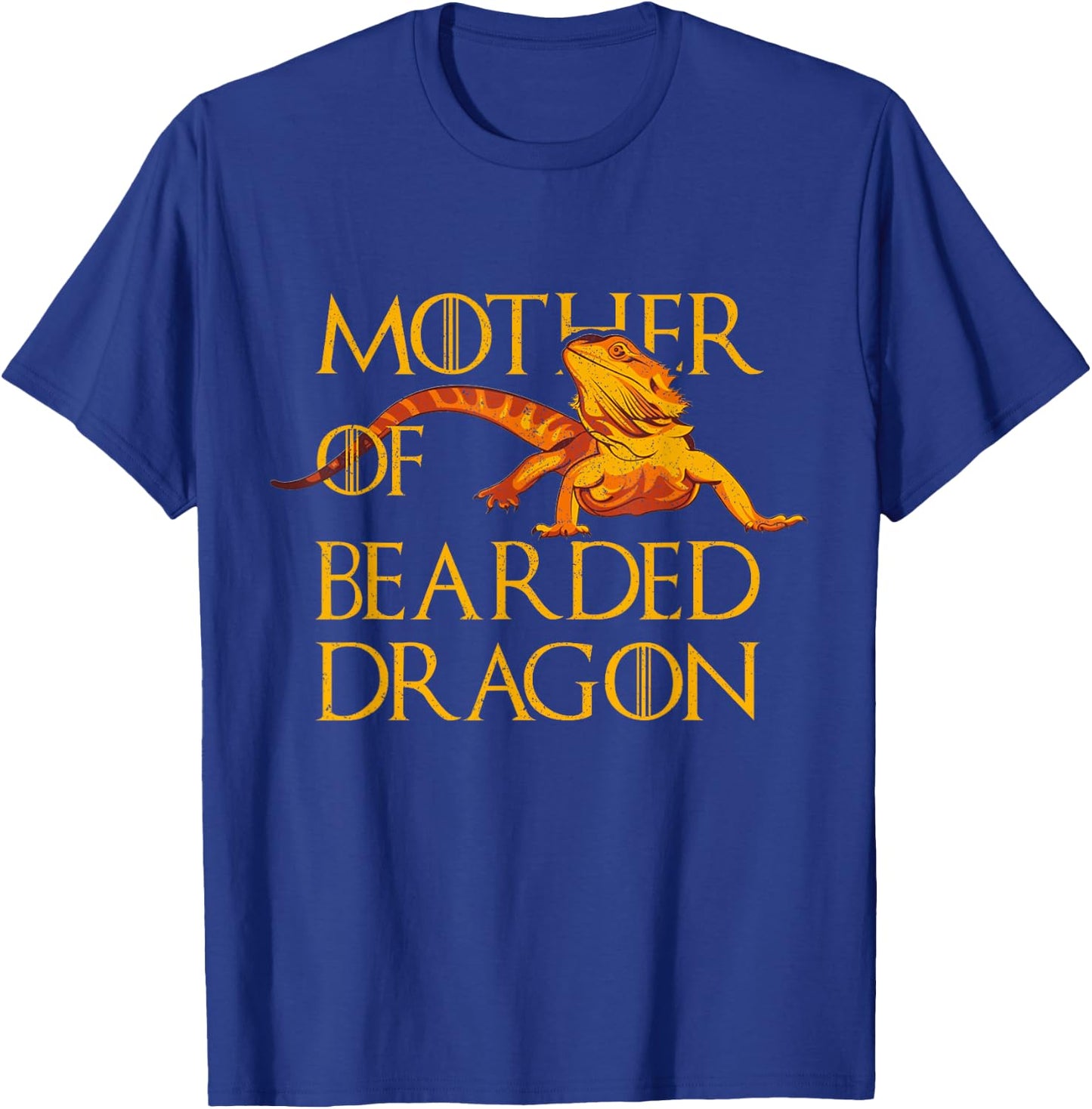 Woman Mother of Bearded Dragons Women Reptile Mom T-Shirt - T-Shirt | Royal