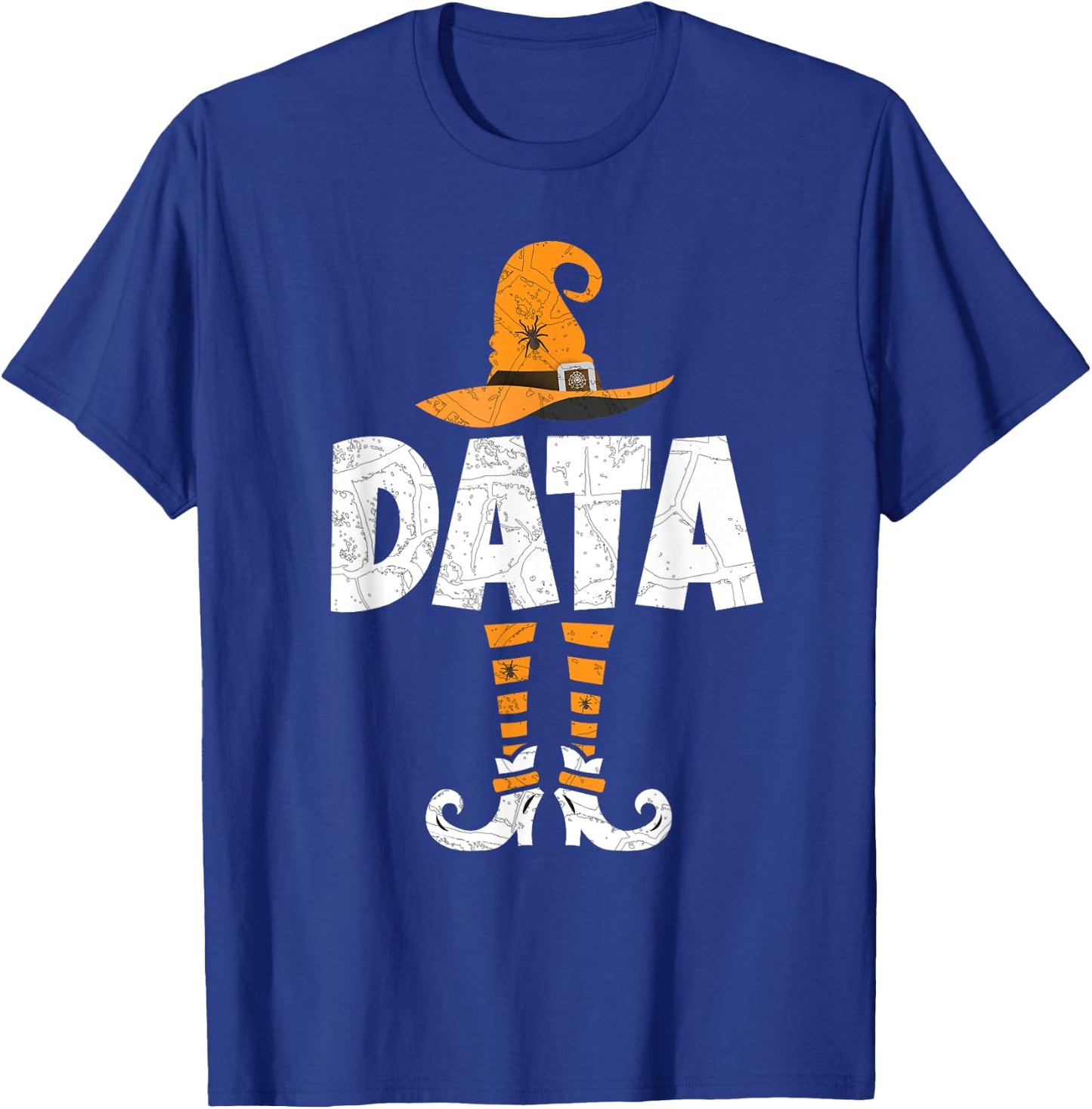 Data Analyst Statistics Scientist Halloween Themed T-Shirt - T-Shirt | Royal