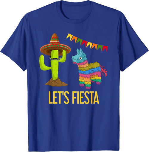 Lets Fiesta Funny Mexican Party Pinata Cactus Cinco De Mayo