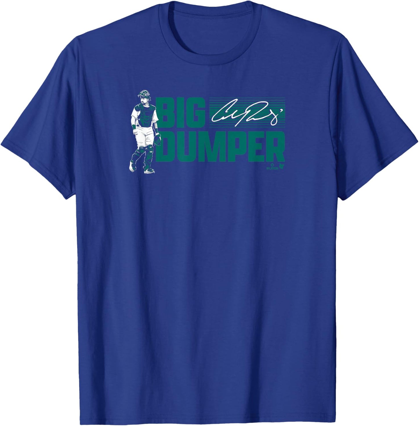 Cal Raleigh - Big Dumper - Seattle Baseball T-Shirt - T-Shirt | Royal